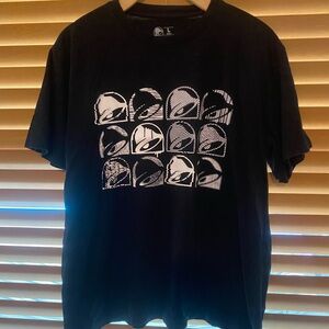 Y2K Taco Bell Black Graphic T-Shirt